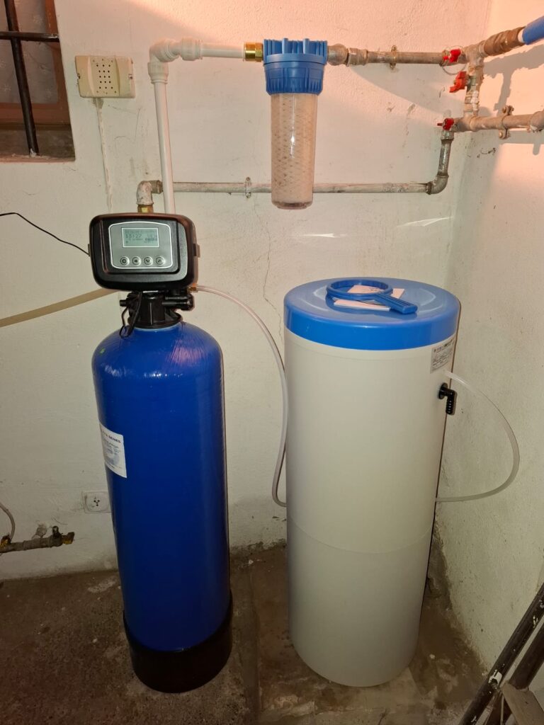 Addolcitore installato in locale tecnico